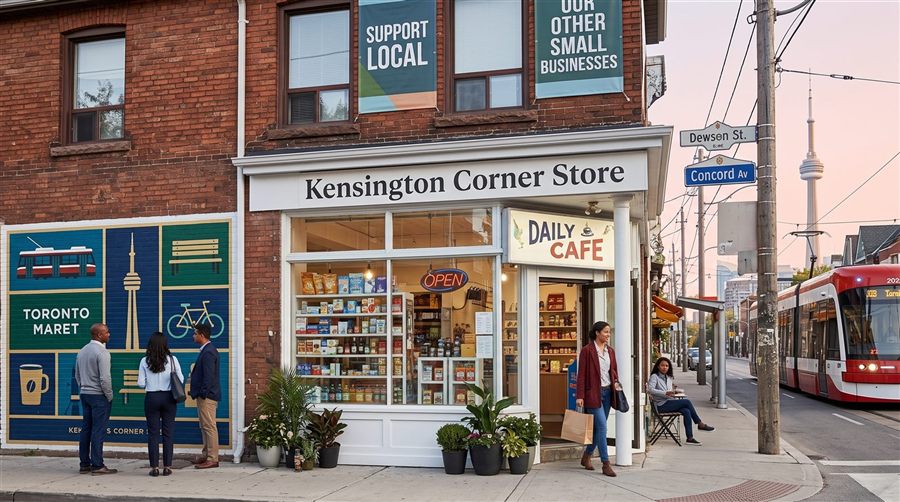 Toronto small-business storefront